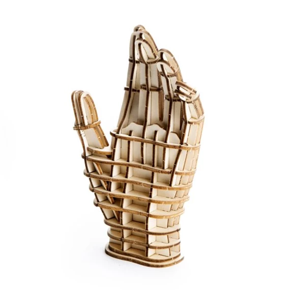 3D puzzle, kéz, minta