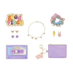 Ajándékdoboz girl gang goodie box, csajos mix, 19x15x4 cm