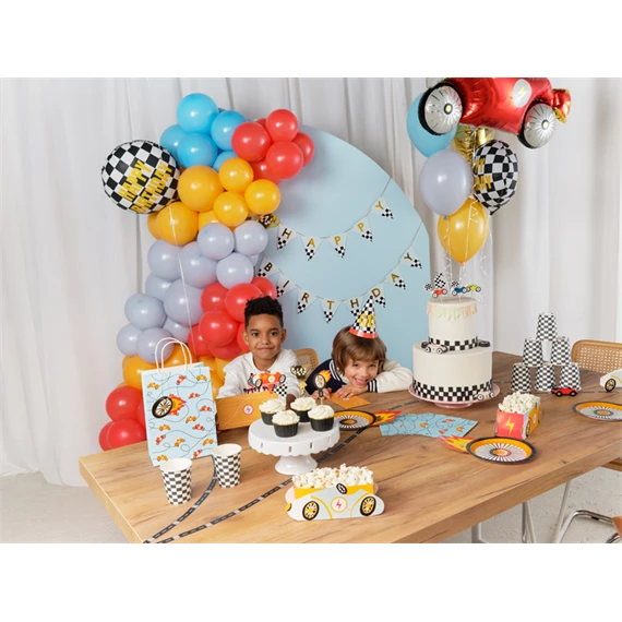 Ajándéktasak autók, 10,5x18x25 cm, mix