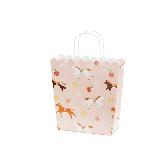 Ajándéktasak lovak 23x22x8,5 cm mix