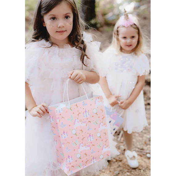 Ajándéktasak unikornisok, 24 x 10 x 32 cm, mix