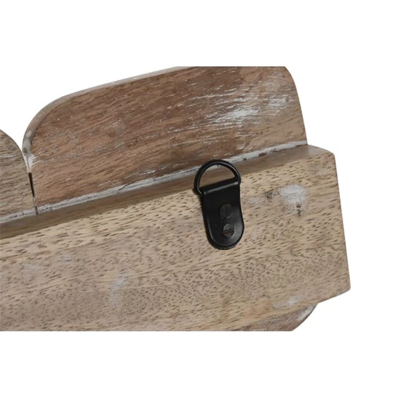 Akasztó falra 3D-s, virág mintás 41x7x17 cm