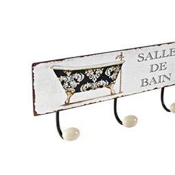 Akasztó falra, fürdőszobai 37x6x14,5 cm 2 féle