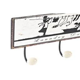 Akasztó falra, fürdőszobai 37x6x14,5 cm 2 féle