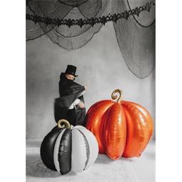 Álló lufi 3D tök 90x90 cm narancs