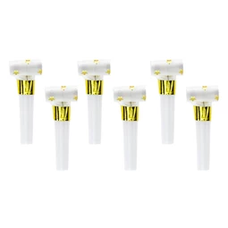 Anyósnyelv csillagos papír 12 cm fehér S/6