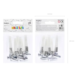 Anyósnyelv műanyag ezüst S/6