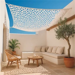 Árnyékoló raschel háló, kifordítható 3x4 m