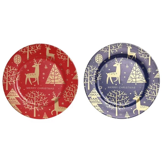 Asztali dekoráció tányér 33x33x2 cm 2 féle