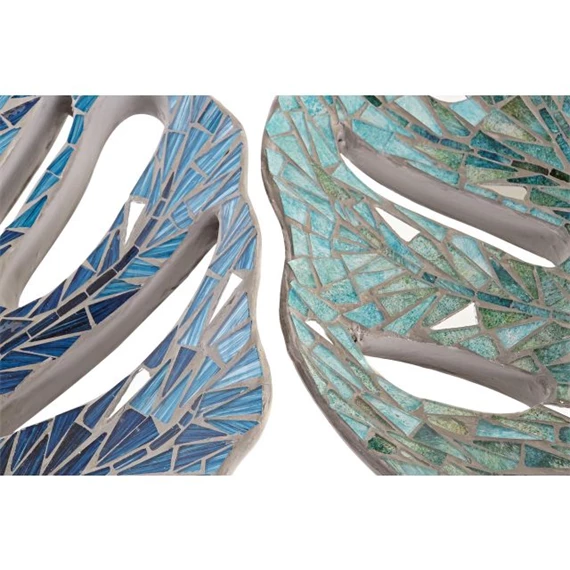 Asztali kínáló levél alakú 45x36x9 cm 2 féle