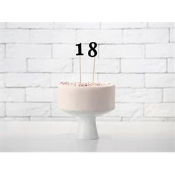 Asztalszámok fekete 24-26 cm S/11