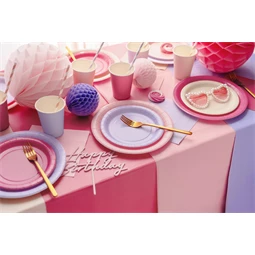 Asztalterítő 137x183 cm sötét rózsaszín