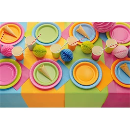 Asztalterítő 137x183 cm világos narancs