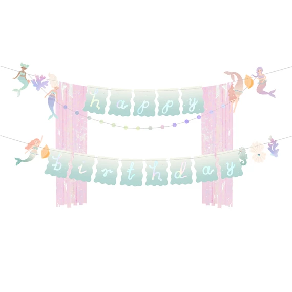 Banner boldog születésnapot sellő 130x100 cm