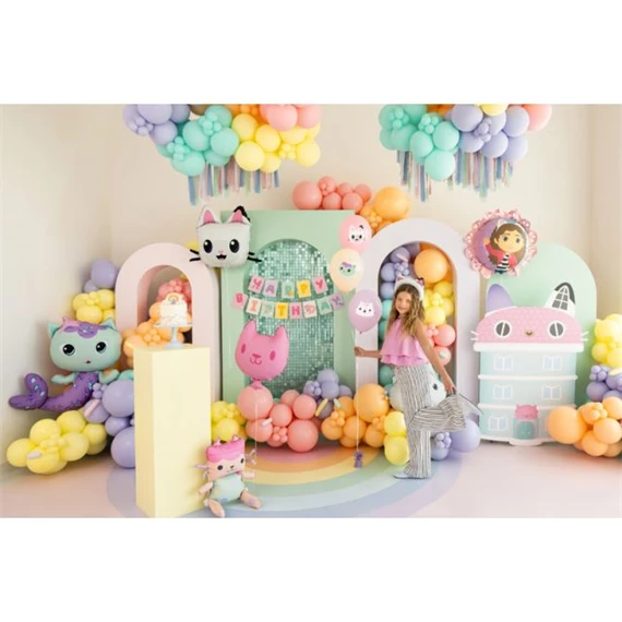Banner happy birthday gabby`s dollhouse 180 x 15 cm