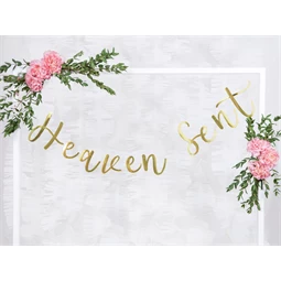 Banner heaven sent 14.5x85 cm arany