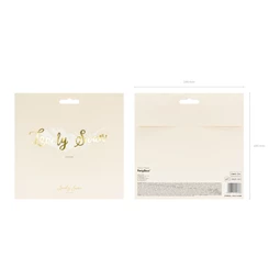 Banner lovely swan 64x21.3 cm tükör arany