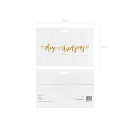 Banner moje urodziny arany 16.5x90 cm