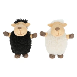 Bárány szőrös, álló 7,4x4,4x7,9 cm 2 féle