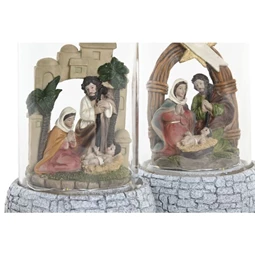 Betlehem LED-es 10x10x21 cm 2 féle