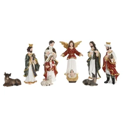 Betlehem szett 5x4x12 cm S/8