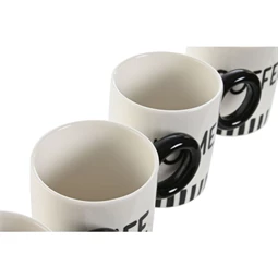 Bögre felirattal 380 ml 13,5x8,5x10 cm 4 féle