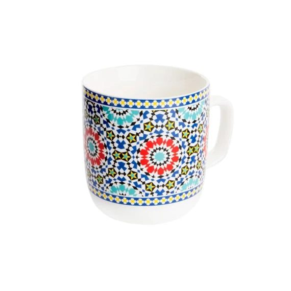 Bögre mozaikos 11,5x8,5x10 cm 380 ml 2 féle