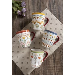 Bögre népies 320 ml 11,5x8,5x10 cm 4 féle