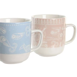 Bögre 11,5x8,5x10 cm 380 ml 3 féle