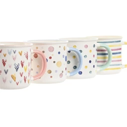 Bögre 12,5x9,5x9 cm 4 féle