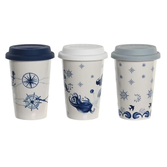 Bögre 10x10x14 cm 400 ml 3 féle