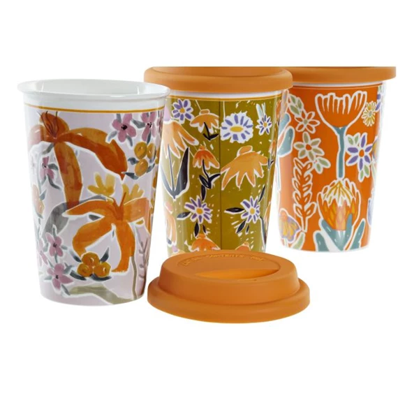 Bögre 10x10x14 cm 400 ml 3 féle