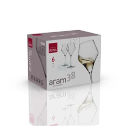 Boros pohár ARAM 380 ml 9,3x21,7 cm S/6