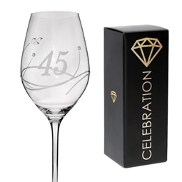 Boros pohár Swarovski kristállyal 360 ml 22,5x8 cm