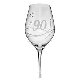 Boros pohár Swarovski kristállyal 360 ml 22,5x8 cm