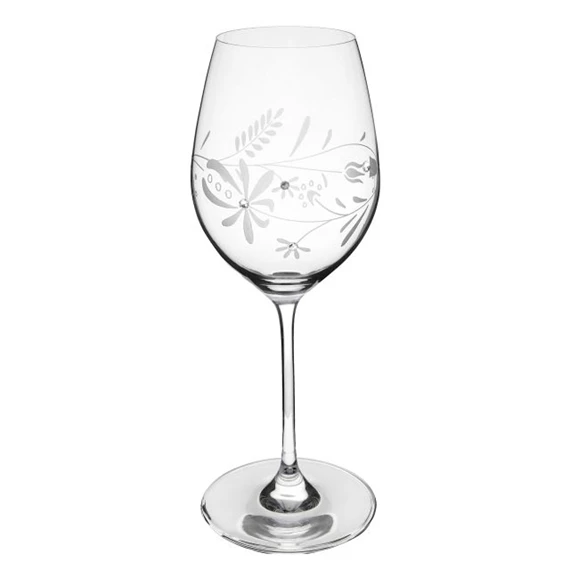 Boros pohár Swarovski kristállyal 470 ml 24x9,3 cm