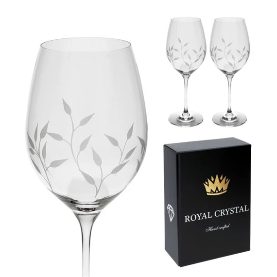 Boros pohár Swarovski kristállyal 470 ml 24x9,3 cm S/2