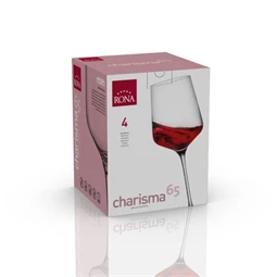 Boros pohár bordeaux CHARISMA 650 ml 10x26,5 cm S/4