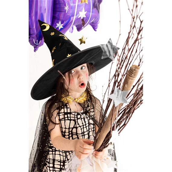 Boszorkány kalap fekete