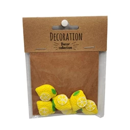 Citrom öntapadós 2,7x0,8x2 cm S/6