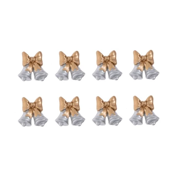 Csengő öntapadós 2,4x2,4x0,9 cm S/8