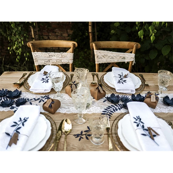 Csipke törtfehér 0,18 x 9 m