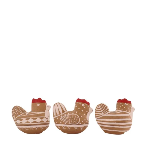 Csirke 10,5x7x9 cm 3féle