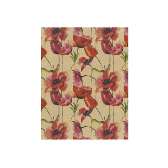 Csomagolópapír virág mintás 0,7x1 m S/25