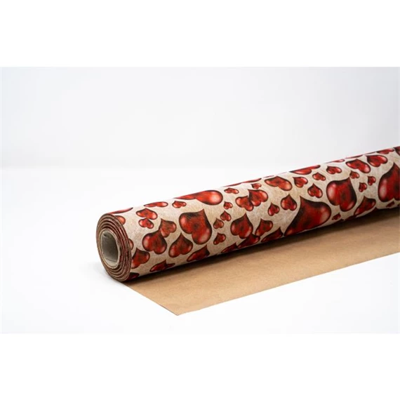 Csomagolópapír szívvel 750 mm x 20 m