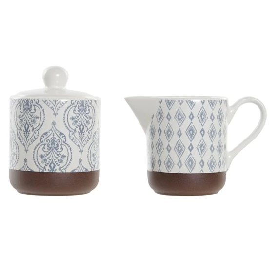 Cukor-, tejtartó szett 12,5x6,5x8 cm S/2