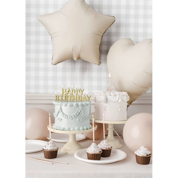 Cukorkatartó 24-14,5 cm bézs