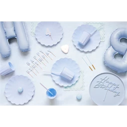 Cukorkatartó 24-14,5 cm világoskék