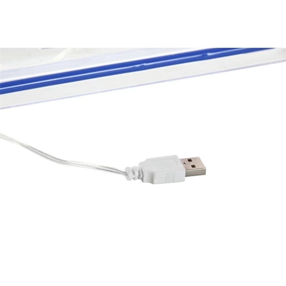 Dekoráció Bar felirat LED-es 42x1,5x22 cm