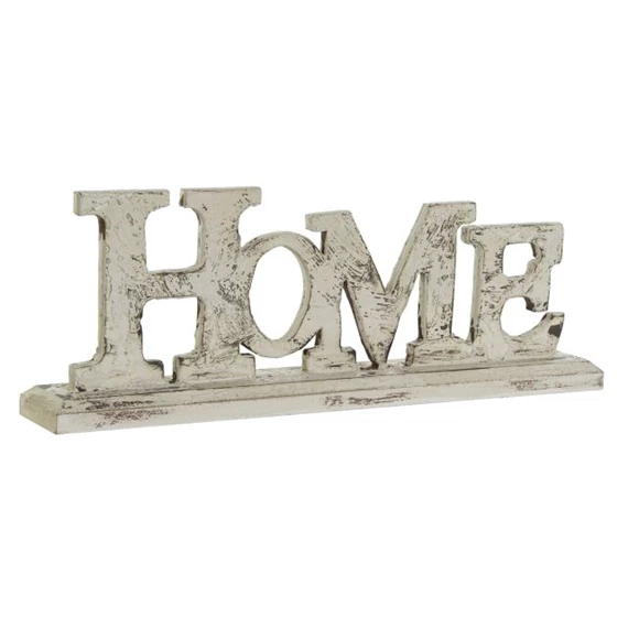 Dekoráció "Home" felirat 51x8x20 cm